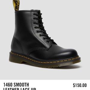 Dr Marten Smooth Lace Up Leather Boots